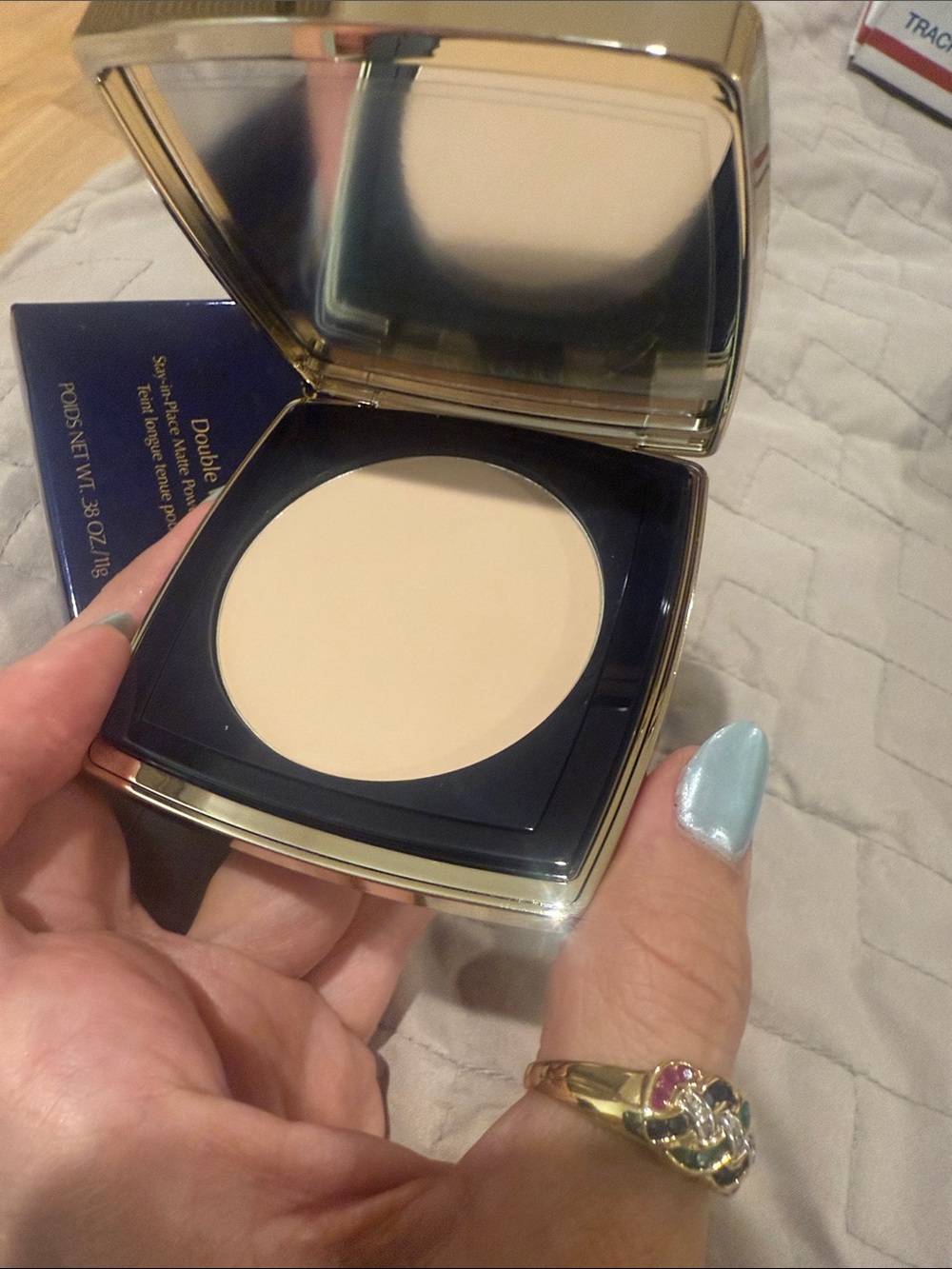Estee Lauder Double Wear Matte Powder - Navy & Gold